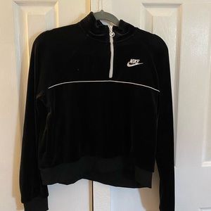 Vintage Nike Velvet Quarter Zip Up